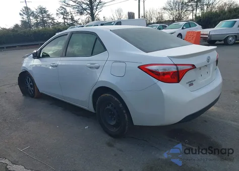 2016 Toyota Corolla Le Eco from USA, damaged, VIN 5YFBPRHE2GP445140